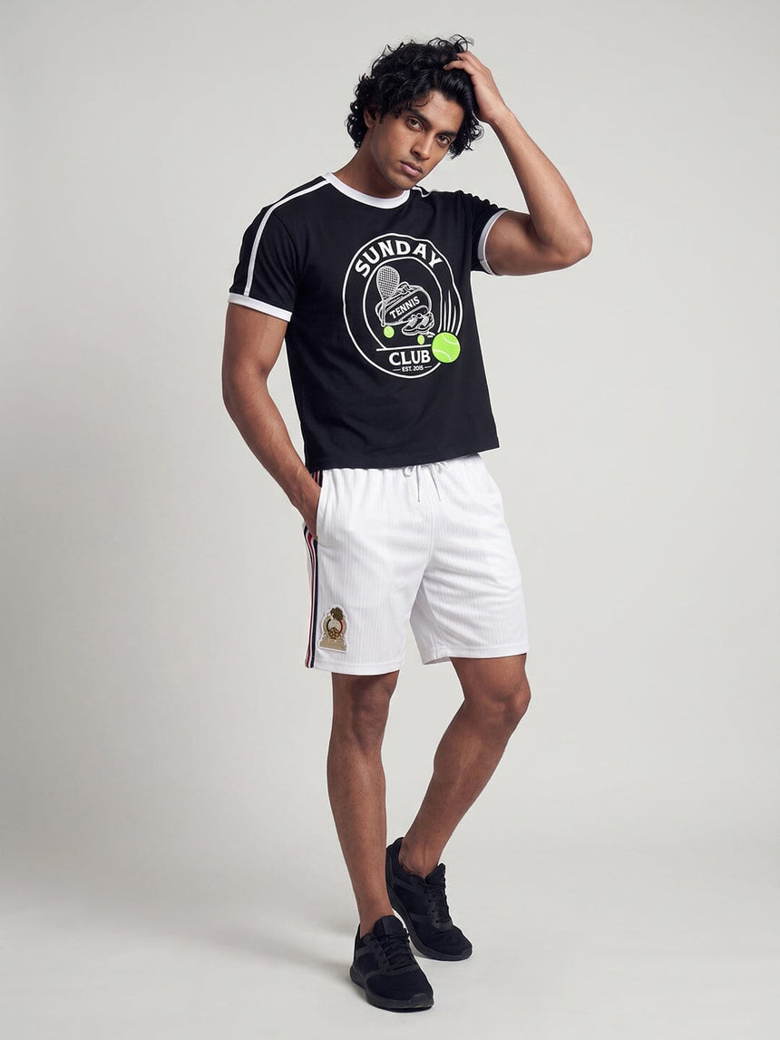 Black Sunday Club Ringer Tshirt T-Shirts Fugazee