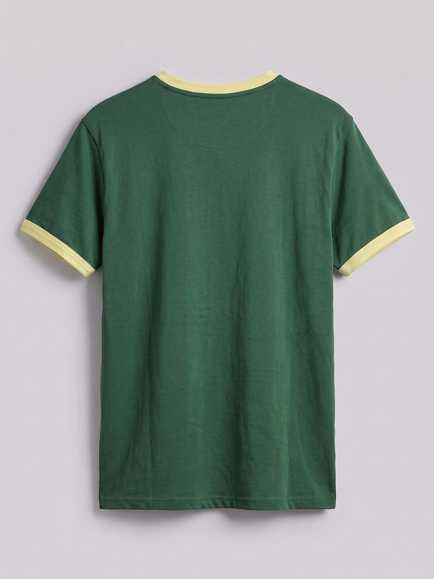Bottle Green Ringer Tshirt T-Shirts Fugazee