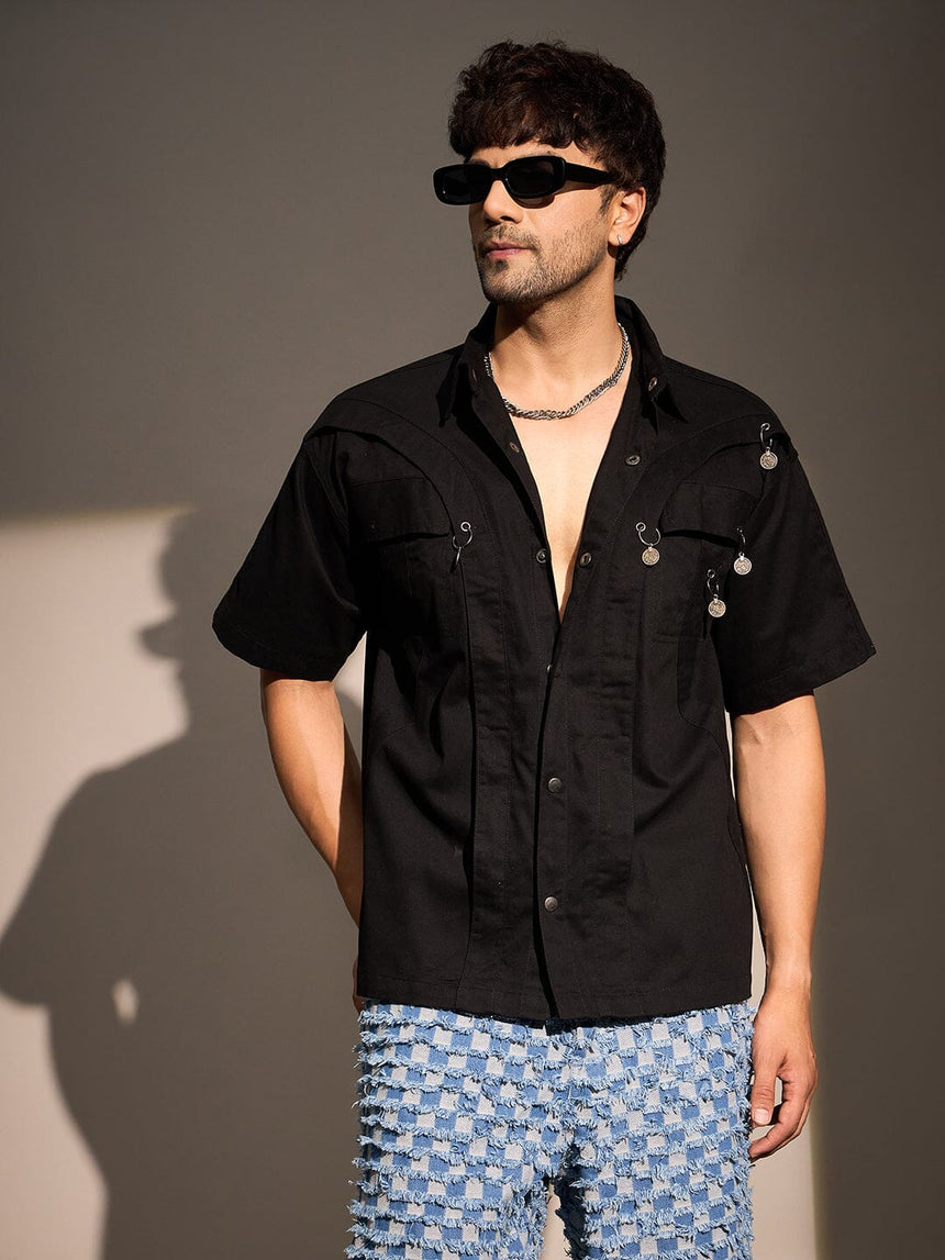 Black Rings Gothic Shacket Shackets Fugazee