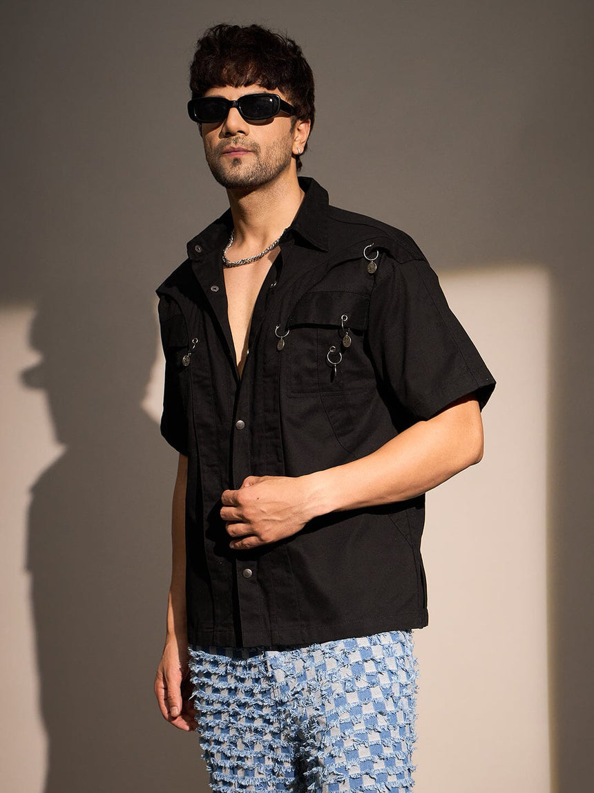 Black Rings Gothic Shacket Shackets Fugazee