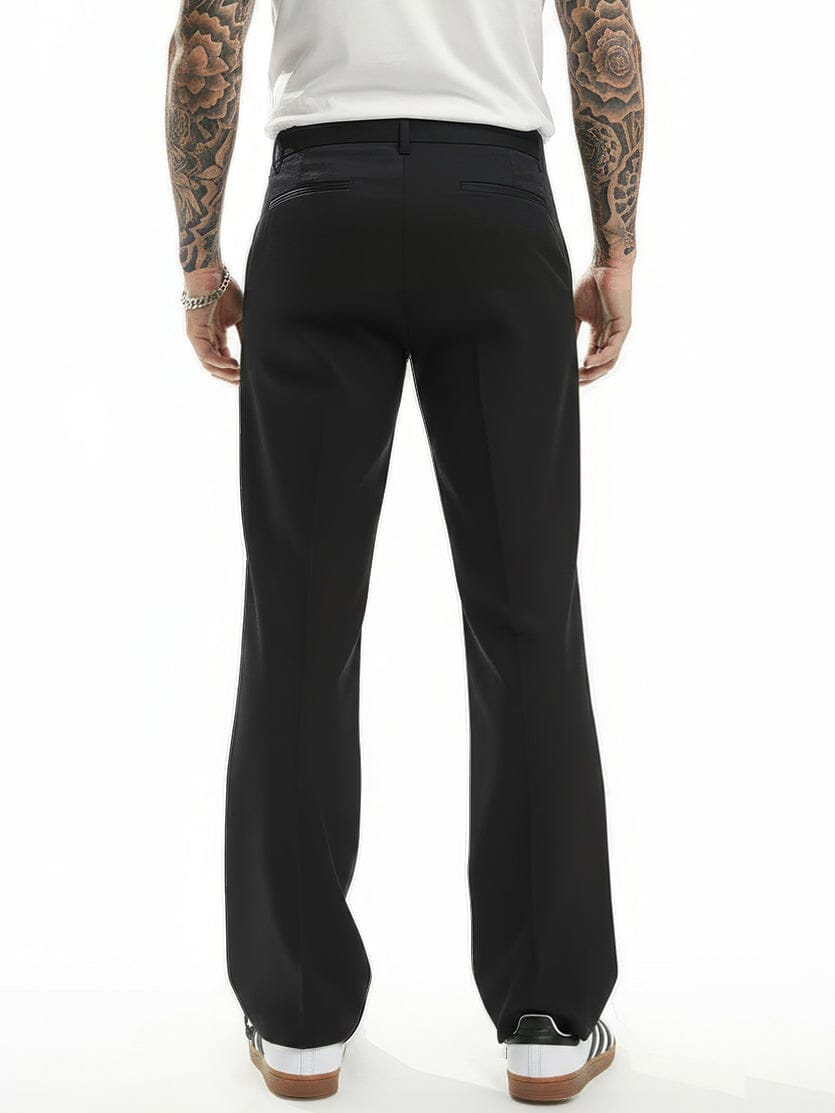 Black Highwaisted Bell Bottom Trousers Trousers Fugazee