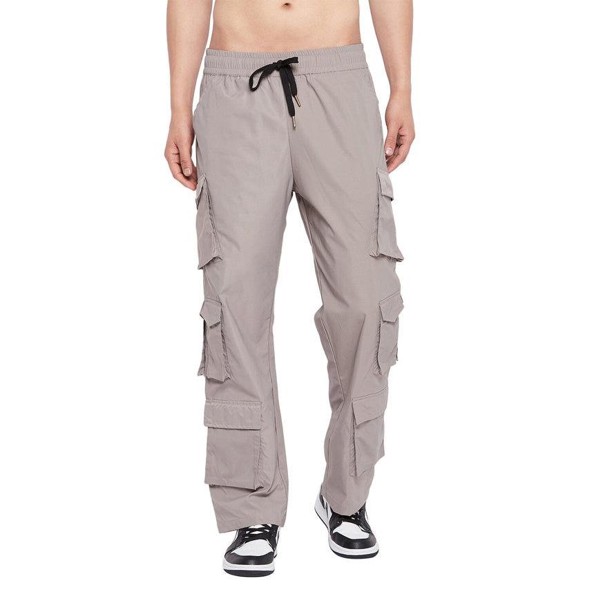 Grey Tactical Cargo Trackpants Trackpants Fugazee