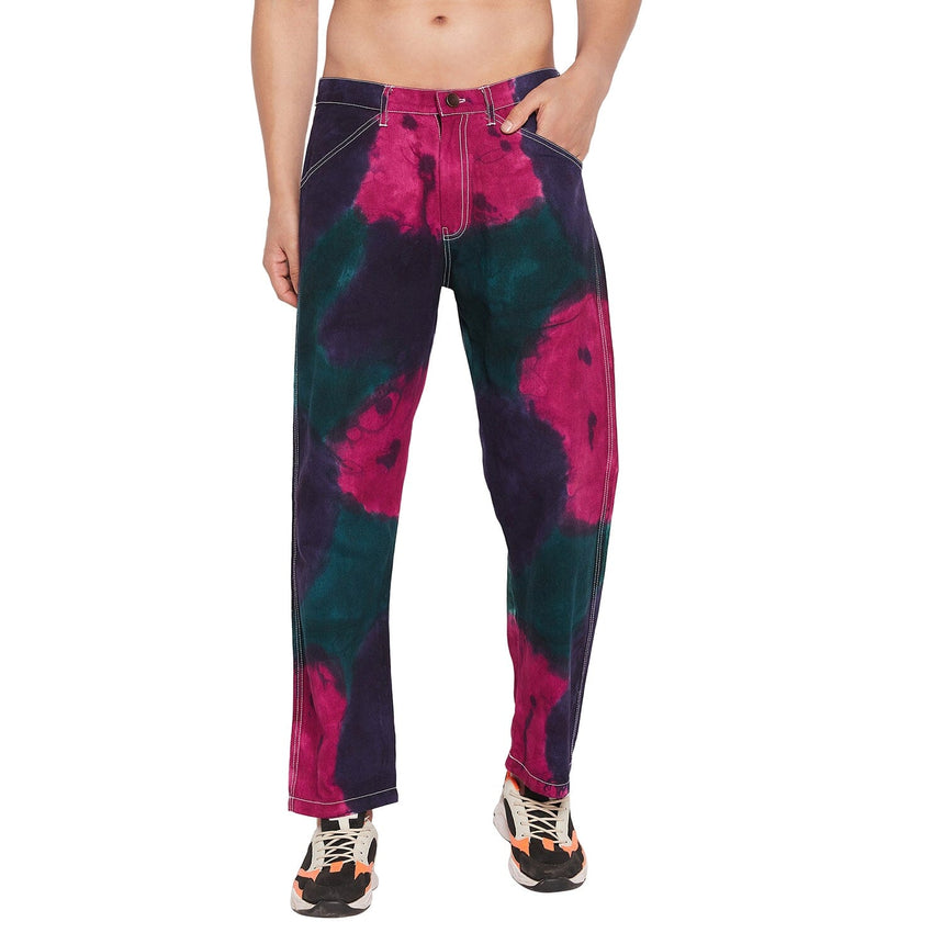 Navy Tri Colour Carpenter Pants Trousers Fugazee