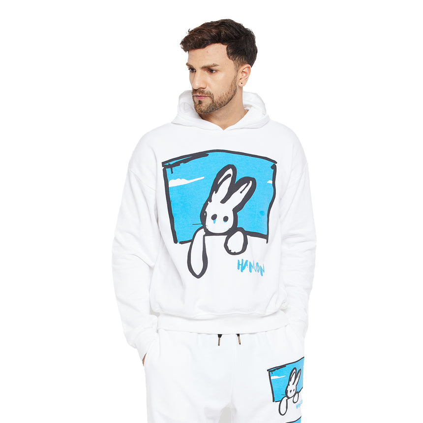 Hang On Oversized Hooded Sweatshirt Sweatshirts Fugazee