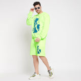 Neon Relaxed Fit Graphic Shorts Shorts Fugazee 