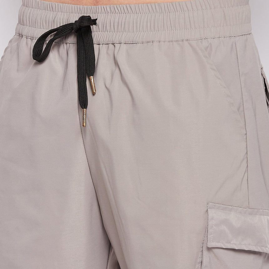 Grey Tactical Cargo Trackpants Trackpants Fugazee