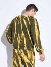 Olive & Yellow Tie Dye Sweatshirt