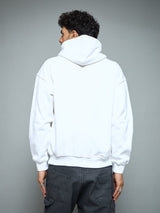 White Tropical Tiger Embroidery Hoodie Sweatshirts Fugazee 