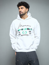 White Monaco Yatch Club Oversized Hoodie Sweatshirts Fugazee 