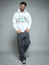 White Monaco Yatch Club Oversized Hoodie Sweatshirts Fugazee 