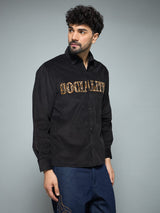 Black Socialite Corduroy Shirt Shirts Fugazee 