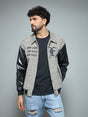 Checkered Tweed Embroidered Varsity Jacket Jackets Fugazee 