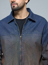 Denim Vintage Wash Harrington Jacket Jackets Fugazee 