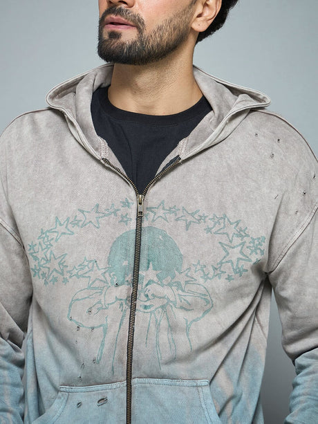 Mould Distressed Vintage Washed Hoodie Sweatshirts Fugazee 