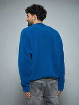 Blue Mohair Mother Mary Knitted Sweater Sweaters Fugazee 