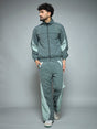 Bottle Green Parachute Cut & Sew Tracksuit Tracksuits Fugazee 