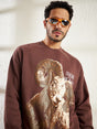 Brown Summit Seeker Oversized Sweatshirt Sweatshirts Fugazee 
