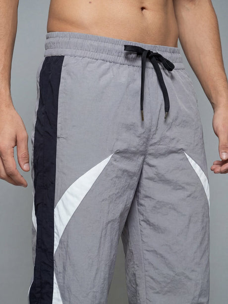 Grey Crescent Cut And Sew Tracksuit Tracksuits Fugazee 