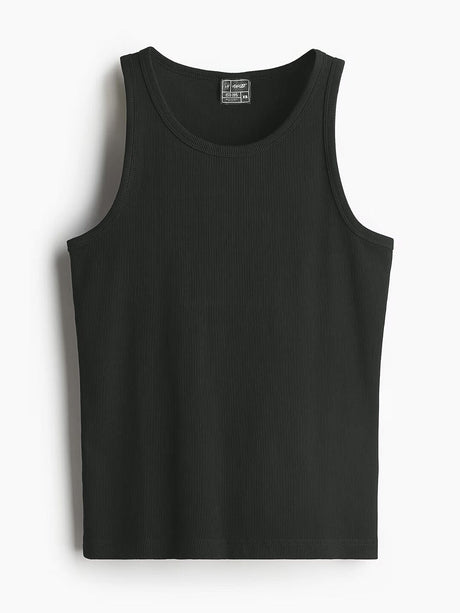 Solid Ribbed Vest Pack Of 3 T-Shirts Fugazee 