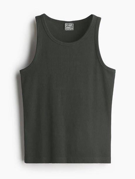Solid Ribbed Vest Pack Of 3 T-Shirts Fugazee 