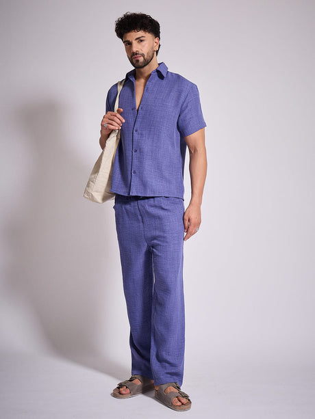 Navy Overdyed PJ Coord Set Clothing Set Fugazee 
