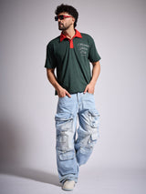 Olive Yatch Club Polo Tshirt T-Shirts Fugazee 