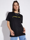 Black Macaw Unisex Oversized Tshirt