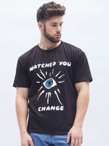 Black Change Graphic Oversized T-Shirt T-shirts Fugazee 