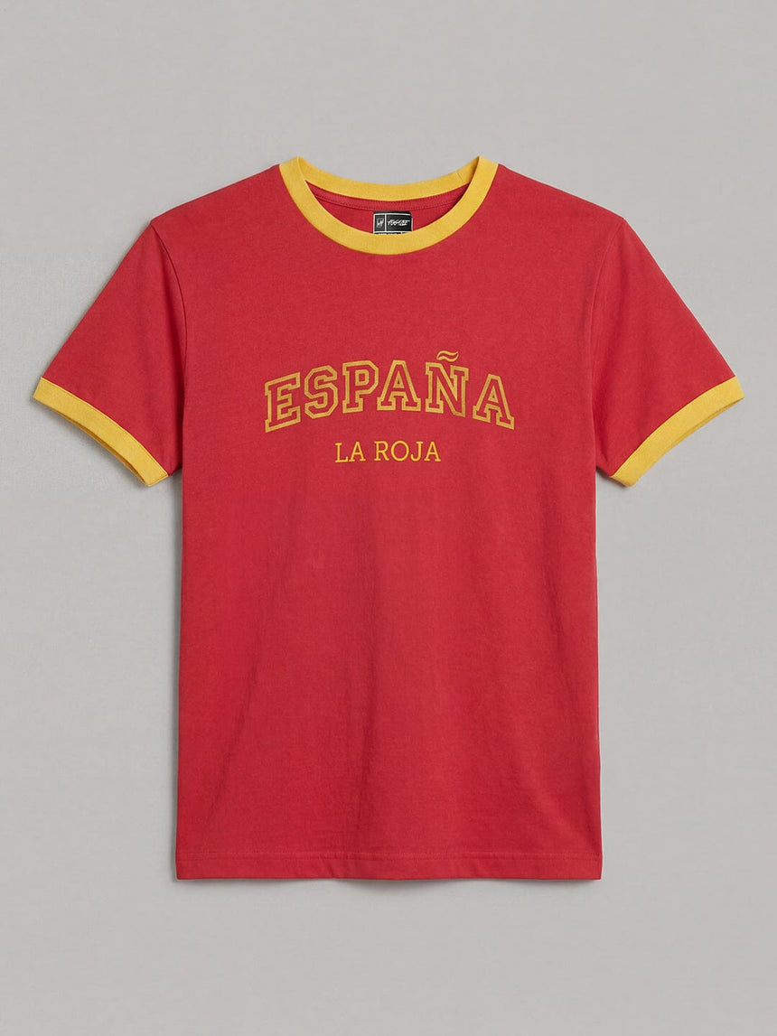 Spain Retro Ringer Tshirt T-Shirts Fugazee 