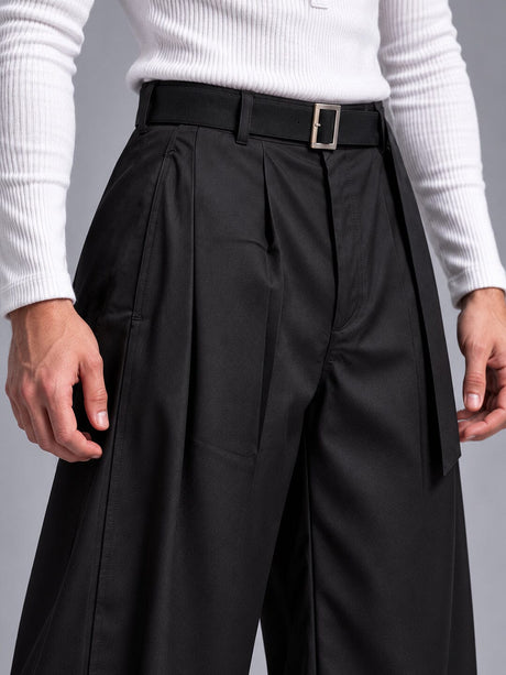 Black Barrel Korean Trousers Trousers Fugazee 