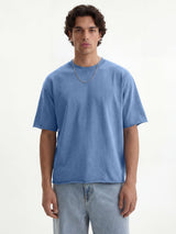 Ice Blue Washed Boxy Oversized Tshirt T-Shirts Fugazee 