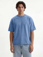 Ice Blue Washed Boxy Oversized Tshirt T-Shirts Fugazee 