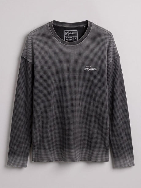 Smoke Waffle Washed Longsleeves Tshirt T-Shirts Fugazee 
