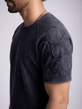 Charcoal Washed Oxygen Bubble Oversized Tshirt T-Shirts Fugazee 