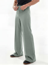 Foam Green Highwaisted Bell Bottom Trousers Trousers Fugazee 