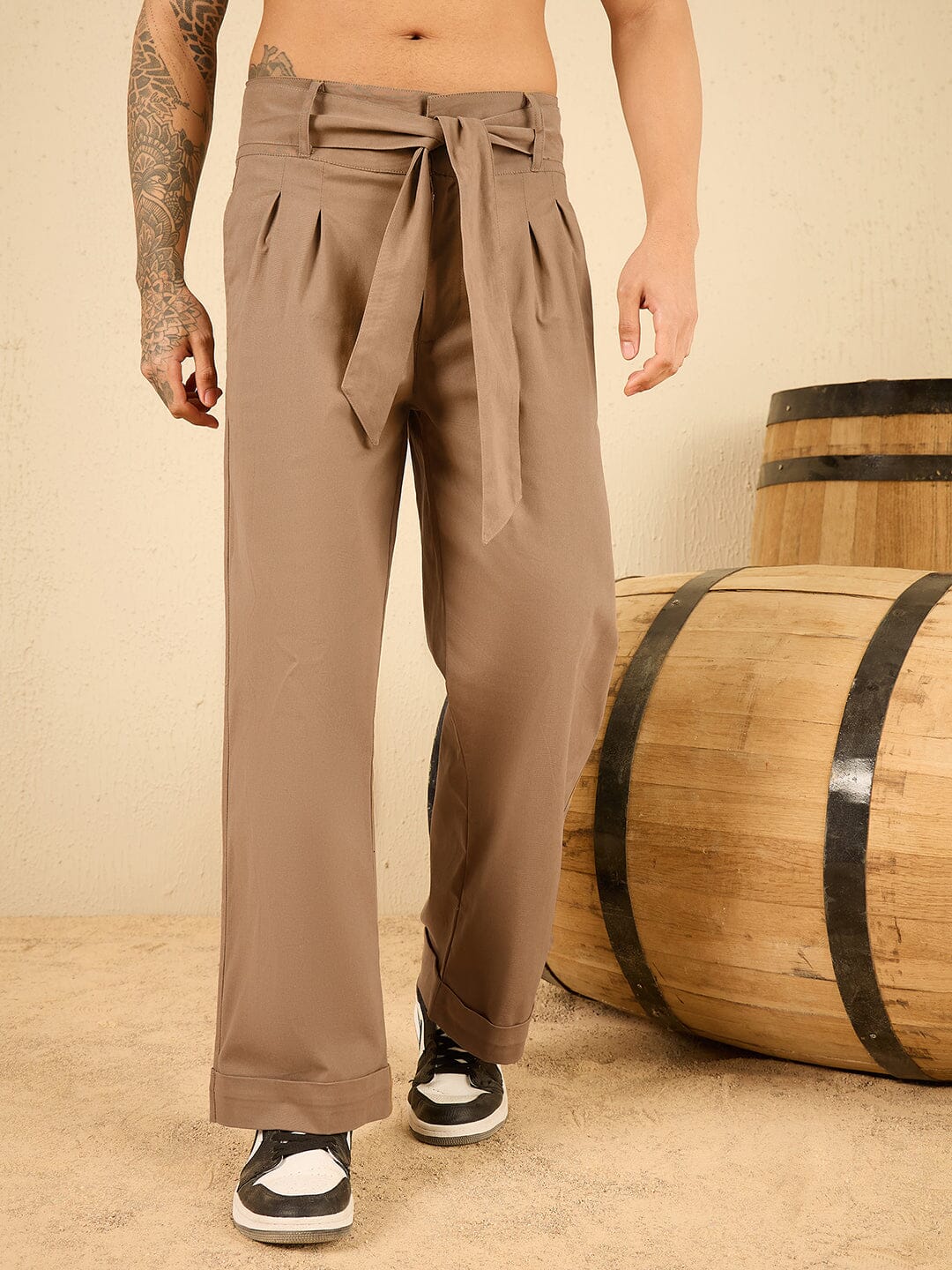 Classic Trendy Ankle Length Straight Pants | Baggy pants women, Pants for  women, Fashion pants