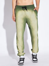 Olive Spray Bleached Relaxed Fit Jogger Trackpants Fugazee 