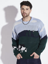 Grazing Scene Graphic Oversized Sweater Sweaters Fugazee 