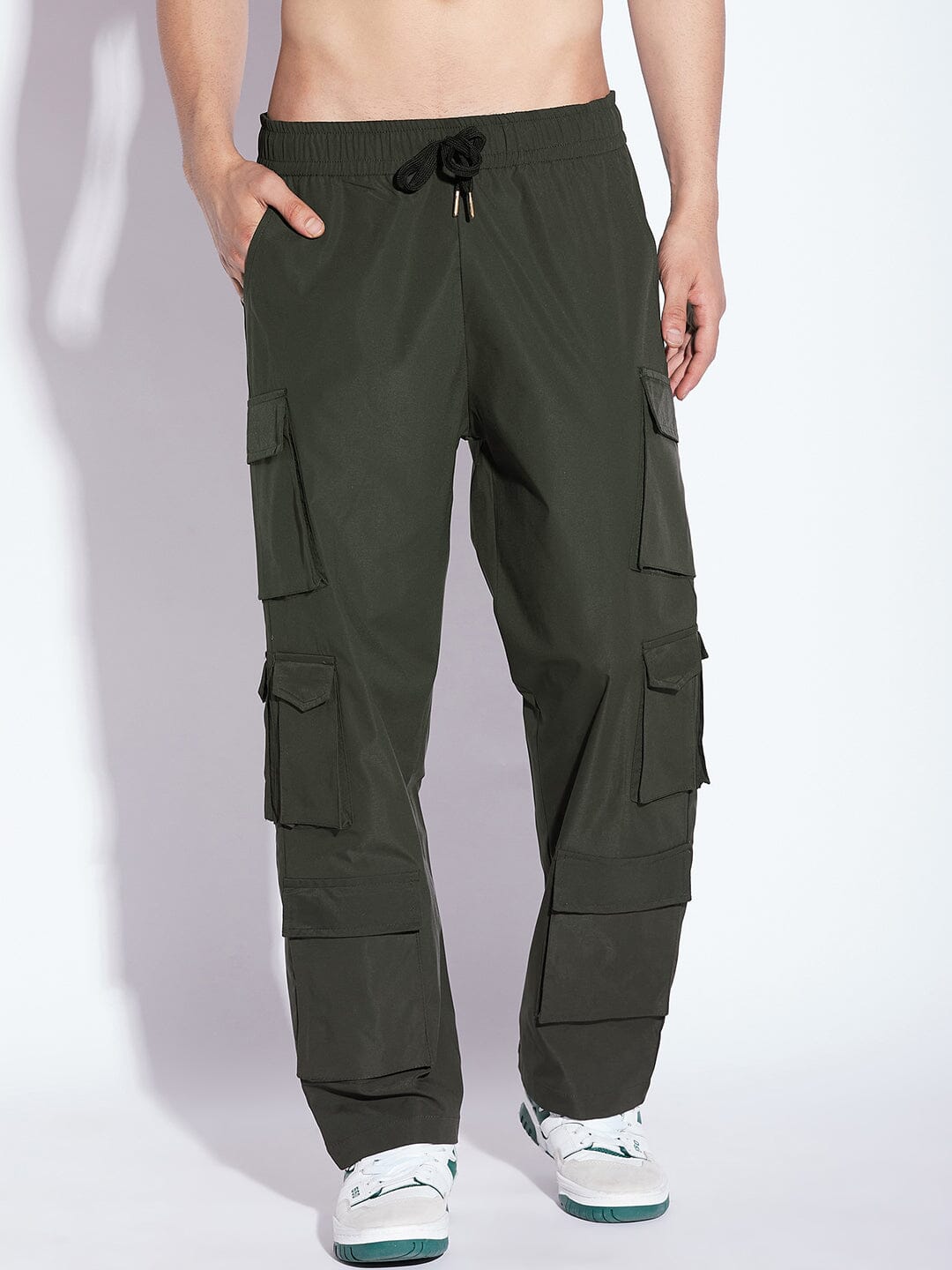 Men Cargo Trousers Pants Combat Military Army Multi Pockets Casual Work  Outdoor | eBay