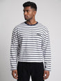 Sailor Striped Longsleeve Cropped Tshirt T-Shirts Fugazee 