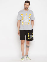 Anti Social Sick & Tired Club Tshirt and Shorts Clothing Set Clothing Set Fugazee 