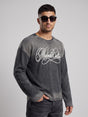 Midnight Washed Waffle Graphic Tshirt T-Shirts Fugazee 