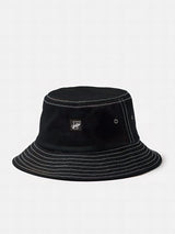 Black Contrast Stitch Bucket Hat Hats FUGAZEE 