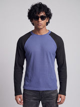 Dutch Blue Waffle Raglan Longsleeve Tshirt T-Shirts Fugazee 