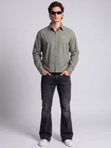 Myrtle Striped Embroidered Boxy Shirt Shirts Fugazee 