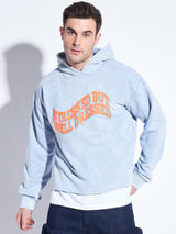 Sky Pigment Washed Graphic Cropped Hoodie Sweatshirts Fugazee 