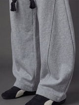 Grey Urban Knot Barrel Fit Trackpants Trackpants Fugazee 