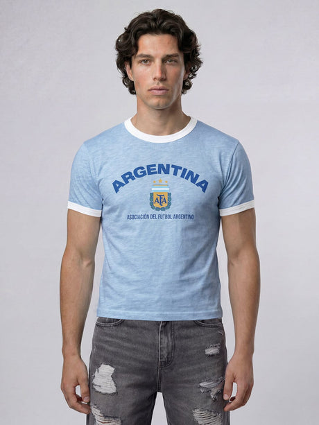 Argentina Retro Ringer Tshirt T-Shirts Fugazee 