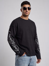 Black Cold Blooded Cropped Waffle Tshirt T-Shirts Fugazee 