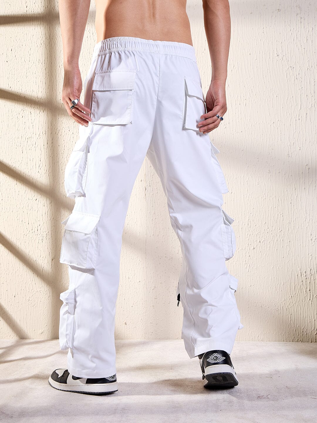 White utility joggers cheap